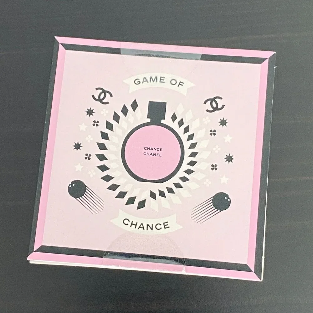 Chanel Chance Eau Tendre and Chance Eau Fraiche blotter single use samples